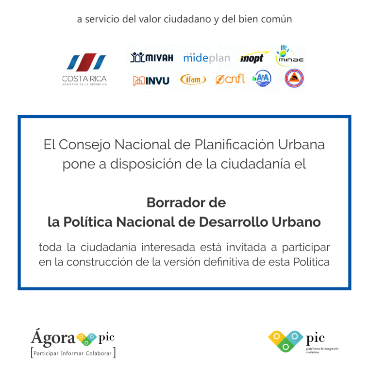 BORRADOR POLÍTICA NACIONAL DE DESARROLLO URBANO